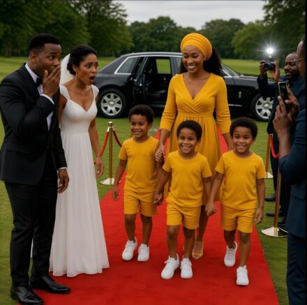 He Invited His Poor Ex-Wife to His Wedding Just to Humiliate Her—But the Room Froze When She Arrived in a Rolls-Royce, Stepped Out Calmly, and Introduced Her Triplets