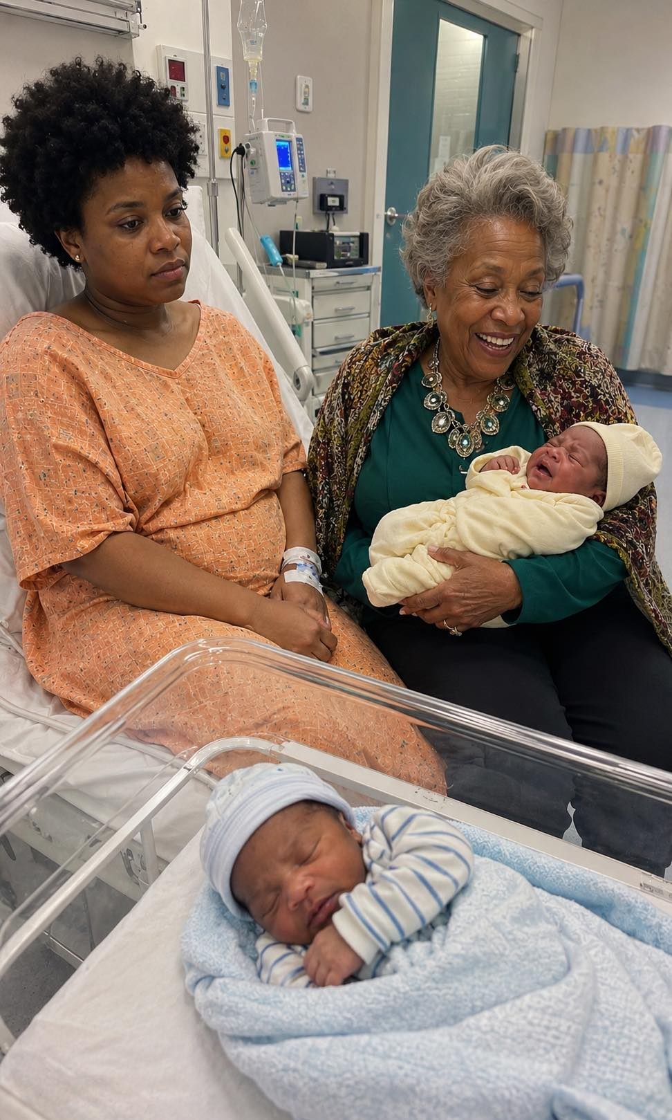 I h:id my career as a judge from my mother-in-law. After my C-section, she stormed in with adoption papers, demanding  one twin for her infe:rtile part1