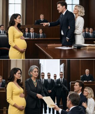 My husband pointed at my eight-month pregnant belly and told the judge, “She has no income and no family support. I demand full custody.” His