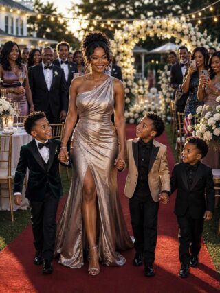I took my 5-year-old triplets to my millionaire ex-husband’s wedding and his family’s reaction was chilling.