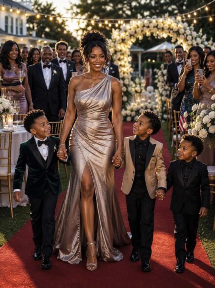 I took my 5-year-old triplets to my millionaire ex-husband’s wedding and his family’s reaction was chilling.