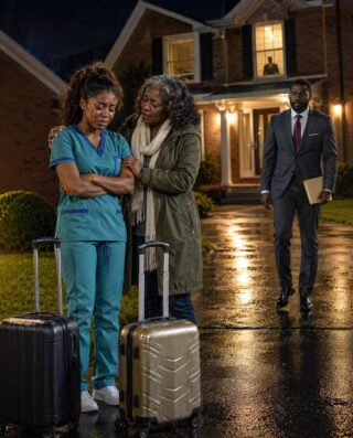 After a 12-Hour Shift, a Nurse Returns Home to Find Her Suitcases Outside — But Her Father Had Already Prepared a Hidden Truth