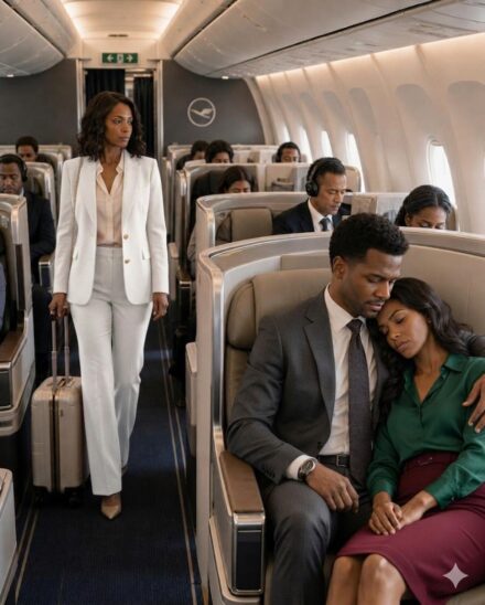 I Thought I Was Flying To Close A Deal… Until I Saw My Husband Sitting Two Rows Ahead, Letting Another Woman Sleep In His Arms, And When Th