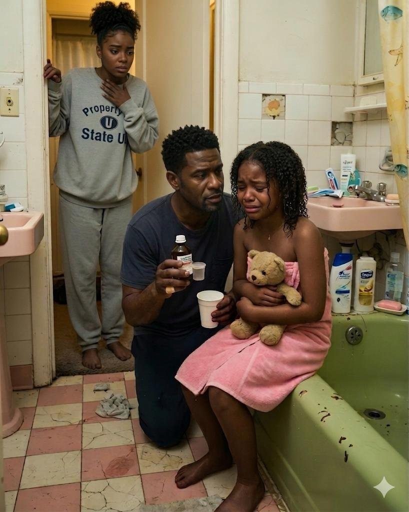 My five-year-old daughter always bathed with my husband. They would stay in there for more than an hour every night. When I finally asked her what   part2