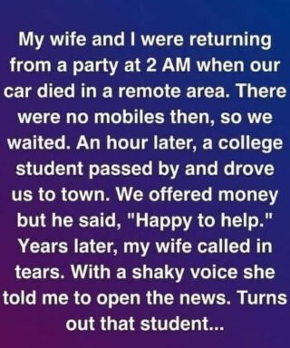 How One Selfless…