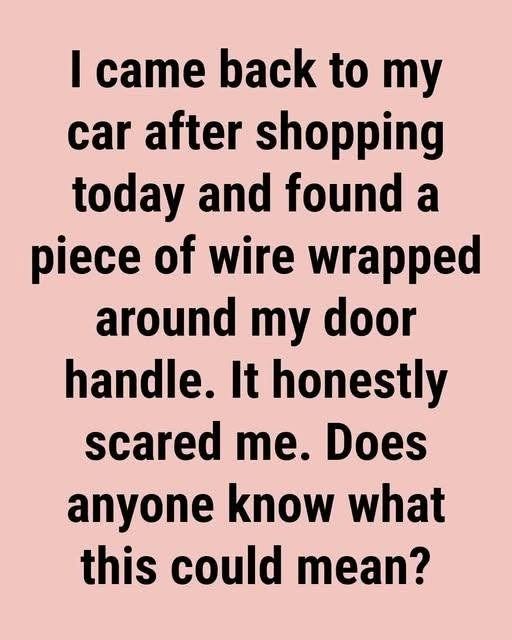 Seeing a Wire…