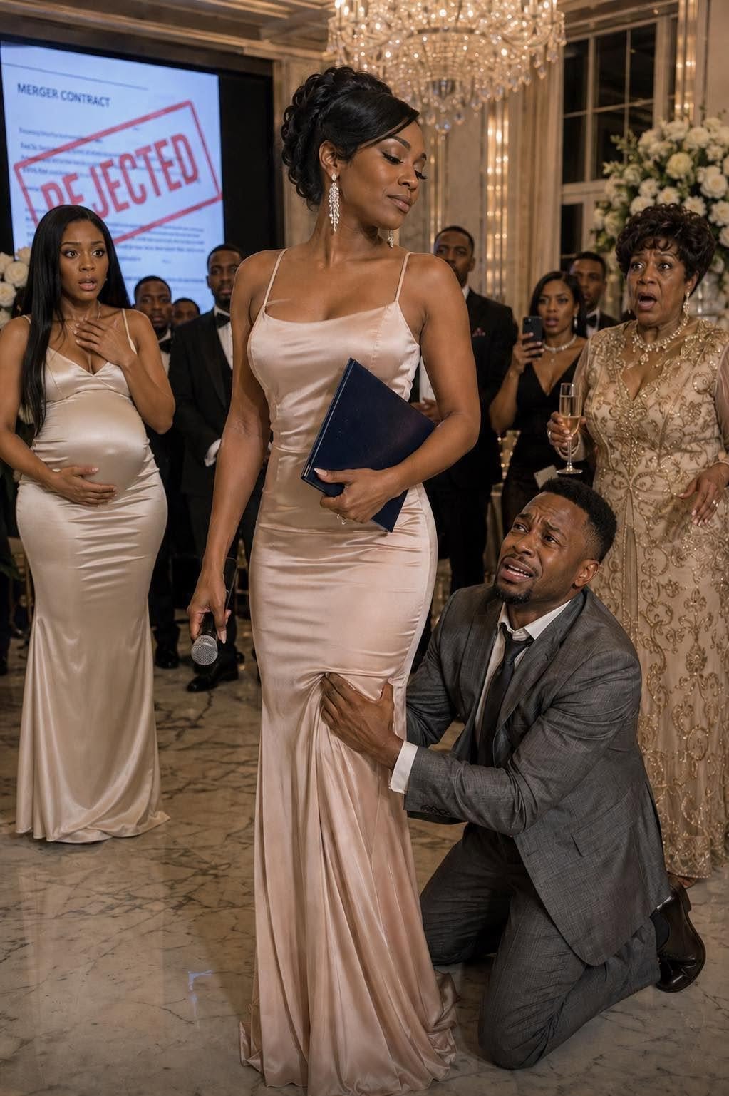 My Husband Threw a Secret Party for His Pregnant Mistress… But He Didn’t Know I Was Behind the Door