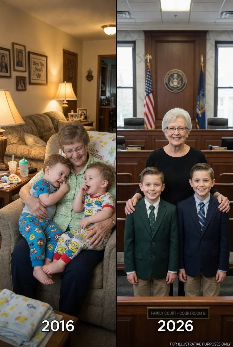 MY DAUGHTER-IN-LAW DEMANDED FULL CUSTODY OF MY TWIN GRANDSONS AFTER IGNORING US FOR TEN YEARS — WHAT ONE OF THE BOYS SAID TO THE JUDGE MADE THE ENTIRE COURTROOM FALL SILENT