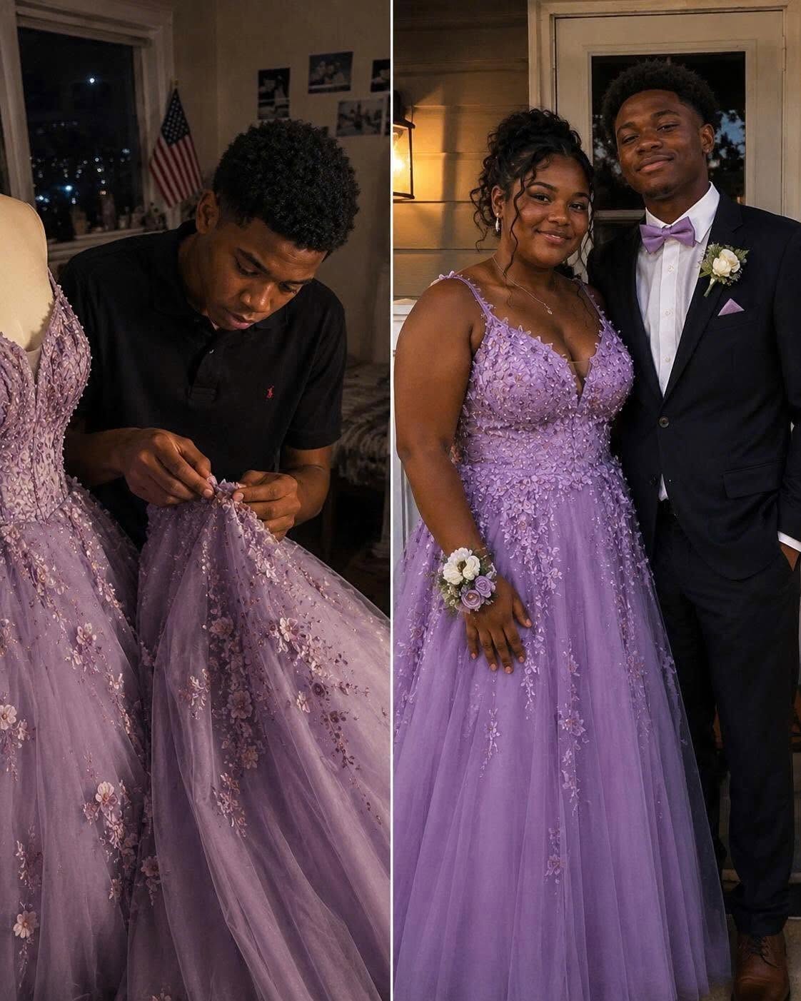 My Daughter’s Best Friend Sewed Her a Prom Dress After Every Shop Told Us She Was Too Big for a Beautiful Gown – What Else He Did at Prom Left Everyone Speechless AD