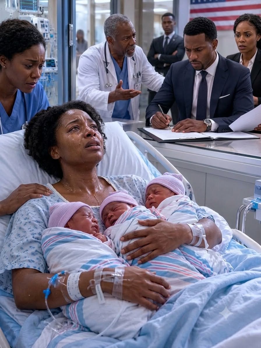 I flatlined after delivering triplets. While I lay unconscious in the ICU, my CEO husband signed our divorce papers in a hospital hallway. A doctor