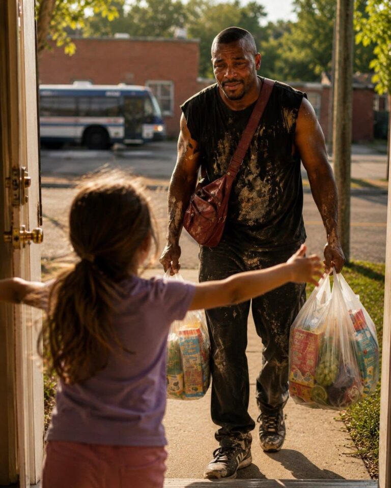 My daughter called her father and asked if he could bring some snacks for her and her friends.