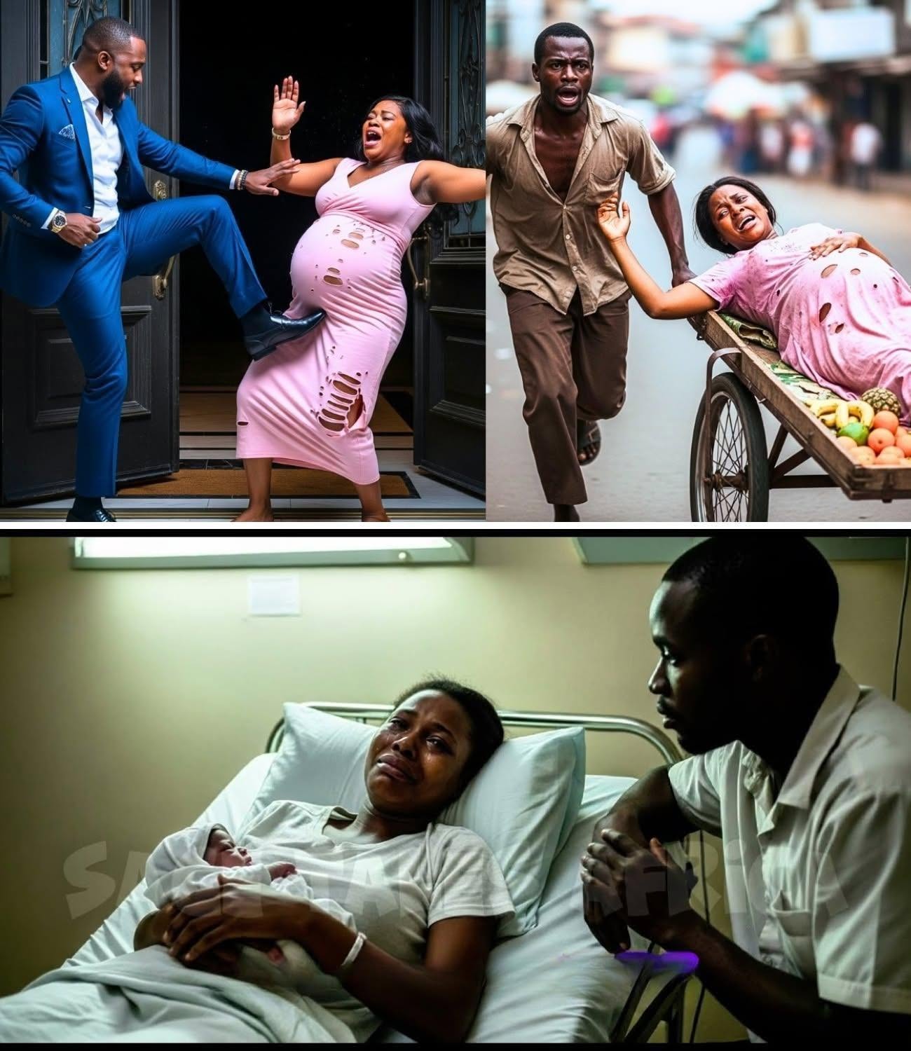 A Cruel Man Threw Out His Wife in Labor, Then a Poor Hawker Rescued Her, 9 Years Later…