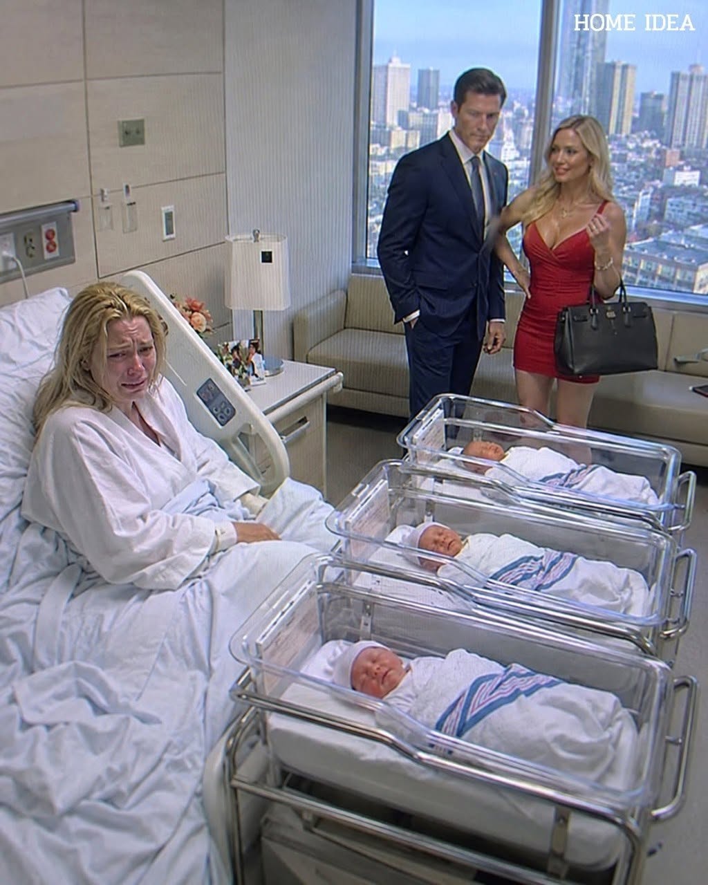 After I gave birth to our triplets, my husband walked into my hospital room with his mistress — who was proudly carrying a Birkin bag. 2