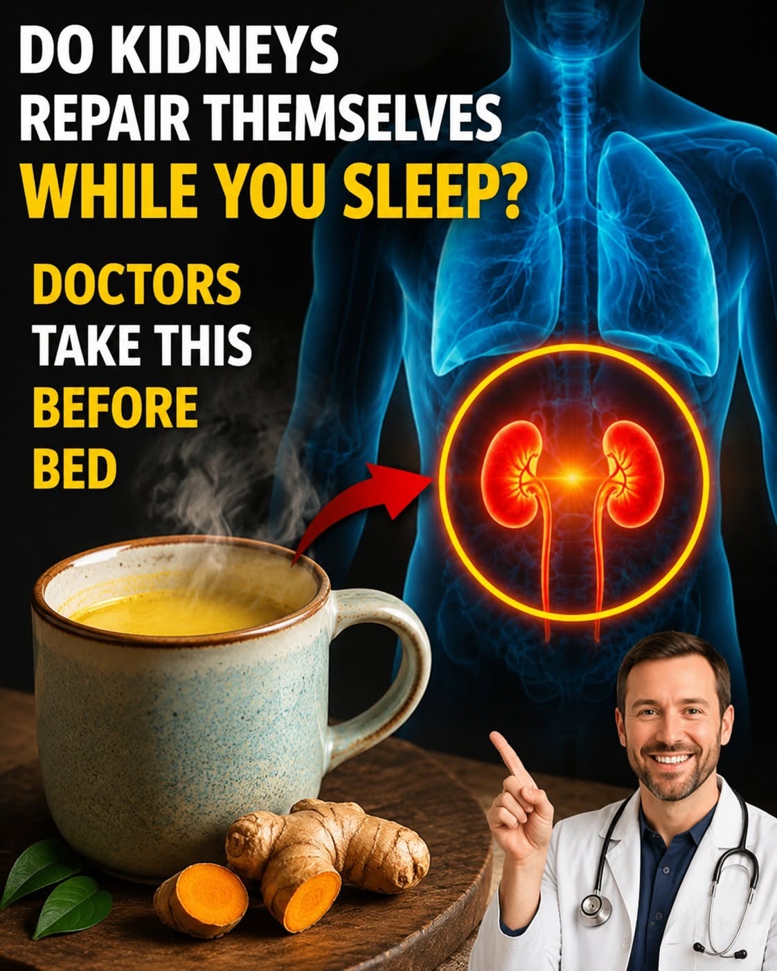 4 drinks before bed that help repair kidneys and REDUCE creatinine bw