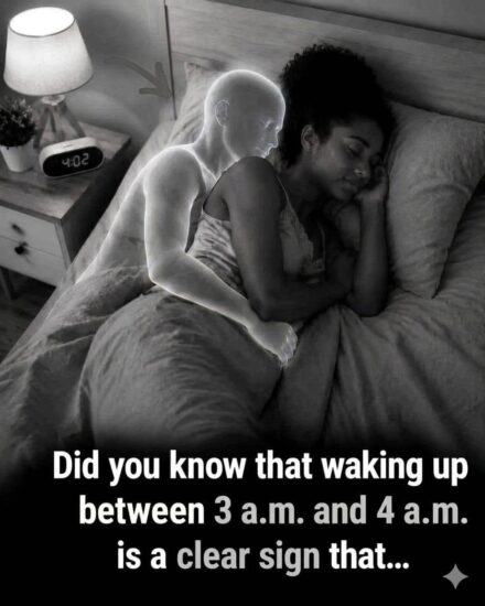 Did you know that waking up at 3 or 4 in the morning is A clear sign of..