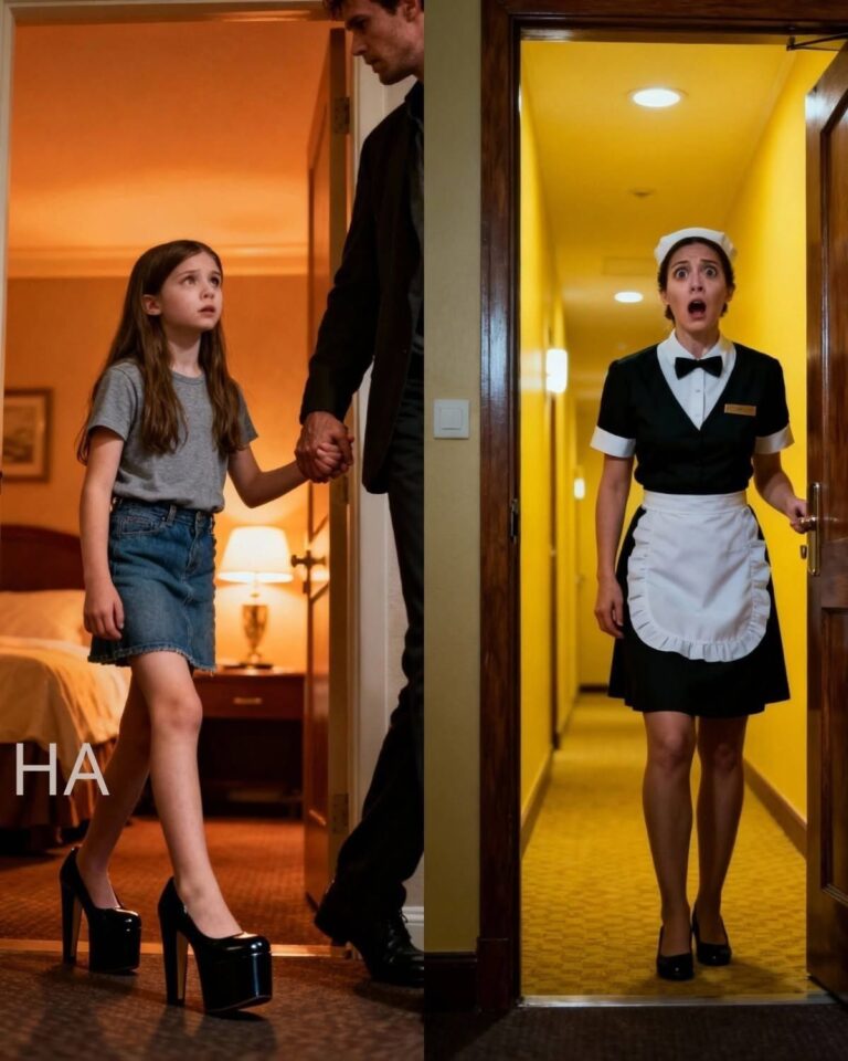 A waitress at a hostel notices a 14-year-old girl entering the same room with her stepfather every night; what she sees through the window leaves