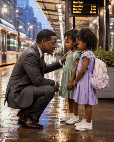 Apr 12, 2026 “Our dad left us,” said the girls at the bus stop, unaware they were talking to a milliona – News