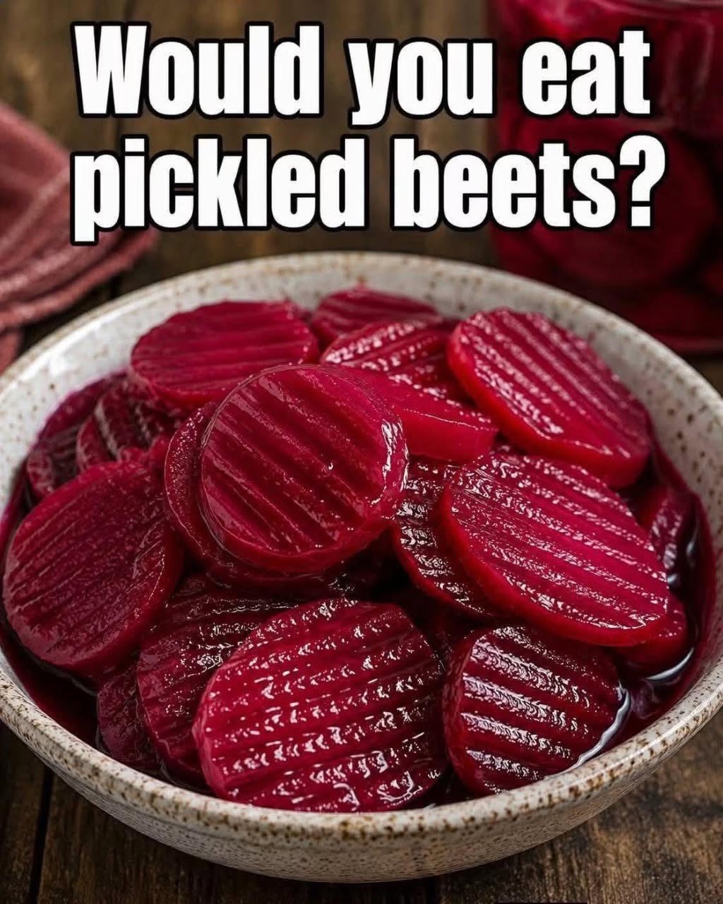 Homemade Pickled Beets bw
