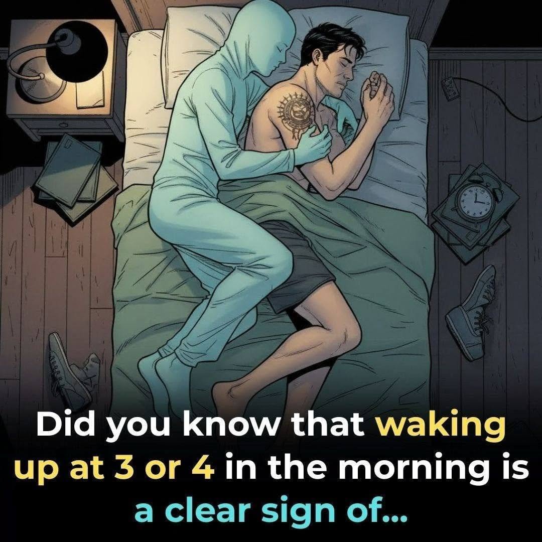 Did you know that waking up at 3 or 4 in the morning is a clear sign of…