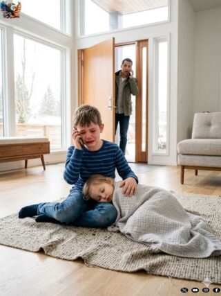 A Divorced Father Thought His Kids Were Safe While He Sat in a Meeting… Until His 7-Year-Old Son Whispered, “Dad… She Won’t Wake Up.” What He Found Next Left Him Shaking