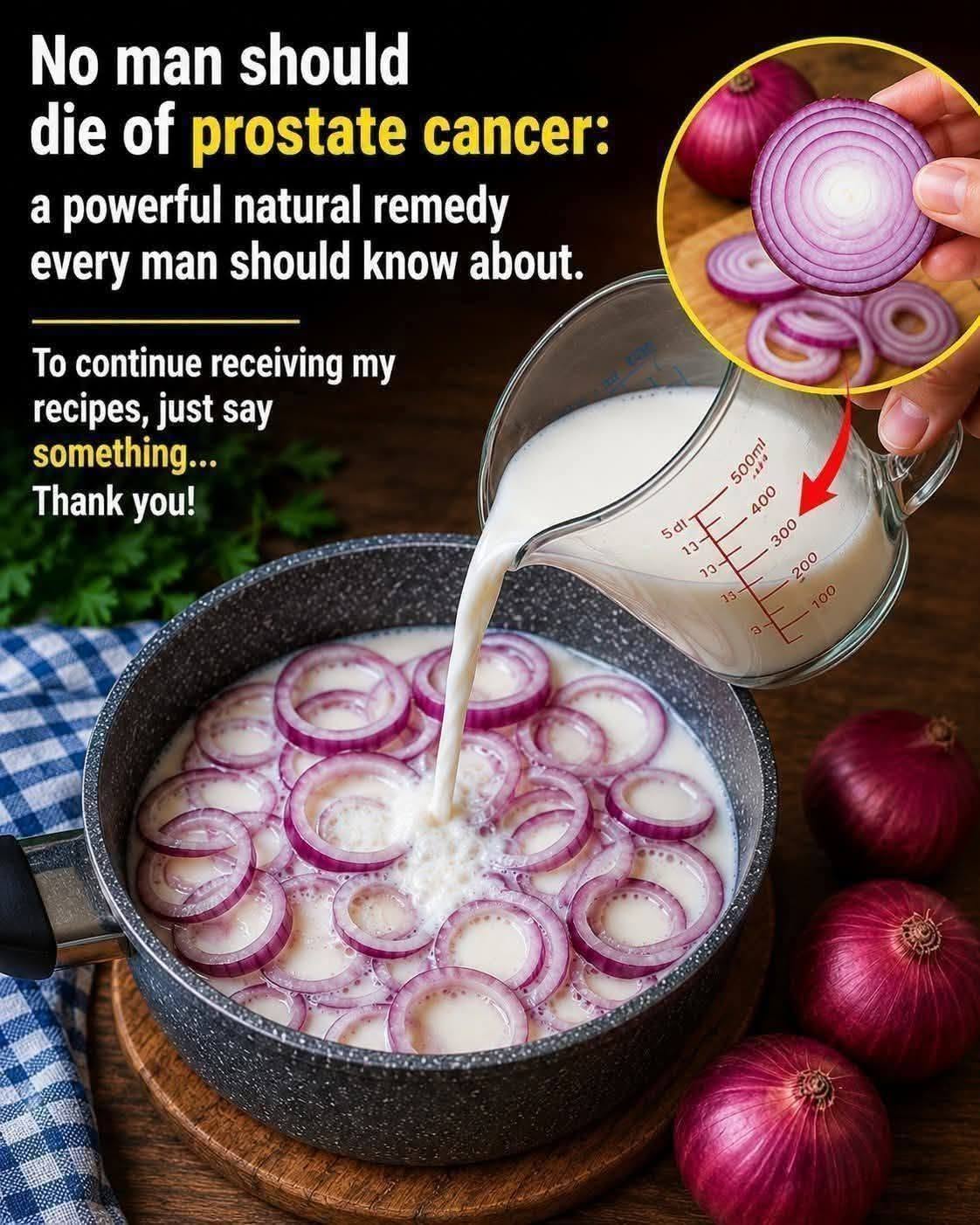 Red Onion and Milk Mixture