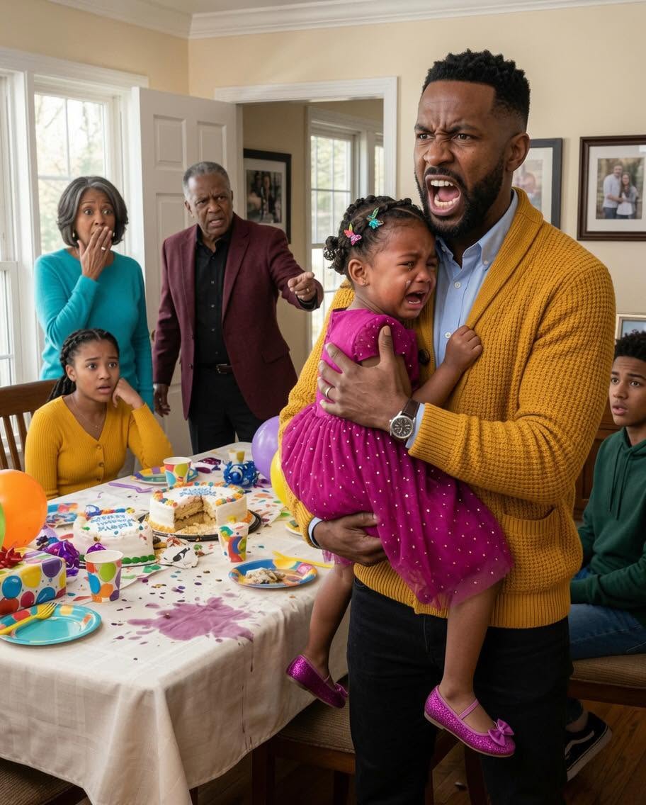 During my husband’s birthday dinner, our 7-year-old daughter was suddenly sent to another room because his family wanted space for his “real children.”