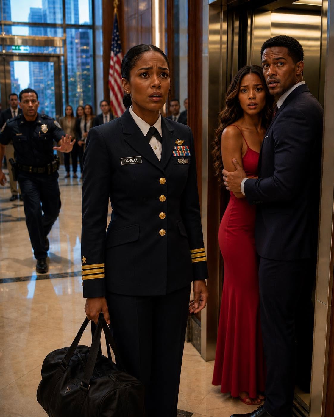 I Drove 3 Hours to Surprise My Husband—But the Guard Said “His Wife Is Upstairs,” Then I Saw Another Woman Wearing My Military Pendant…