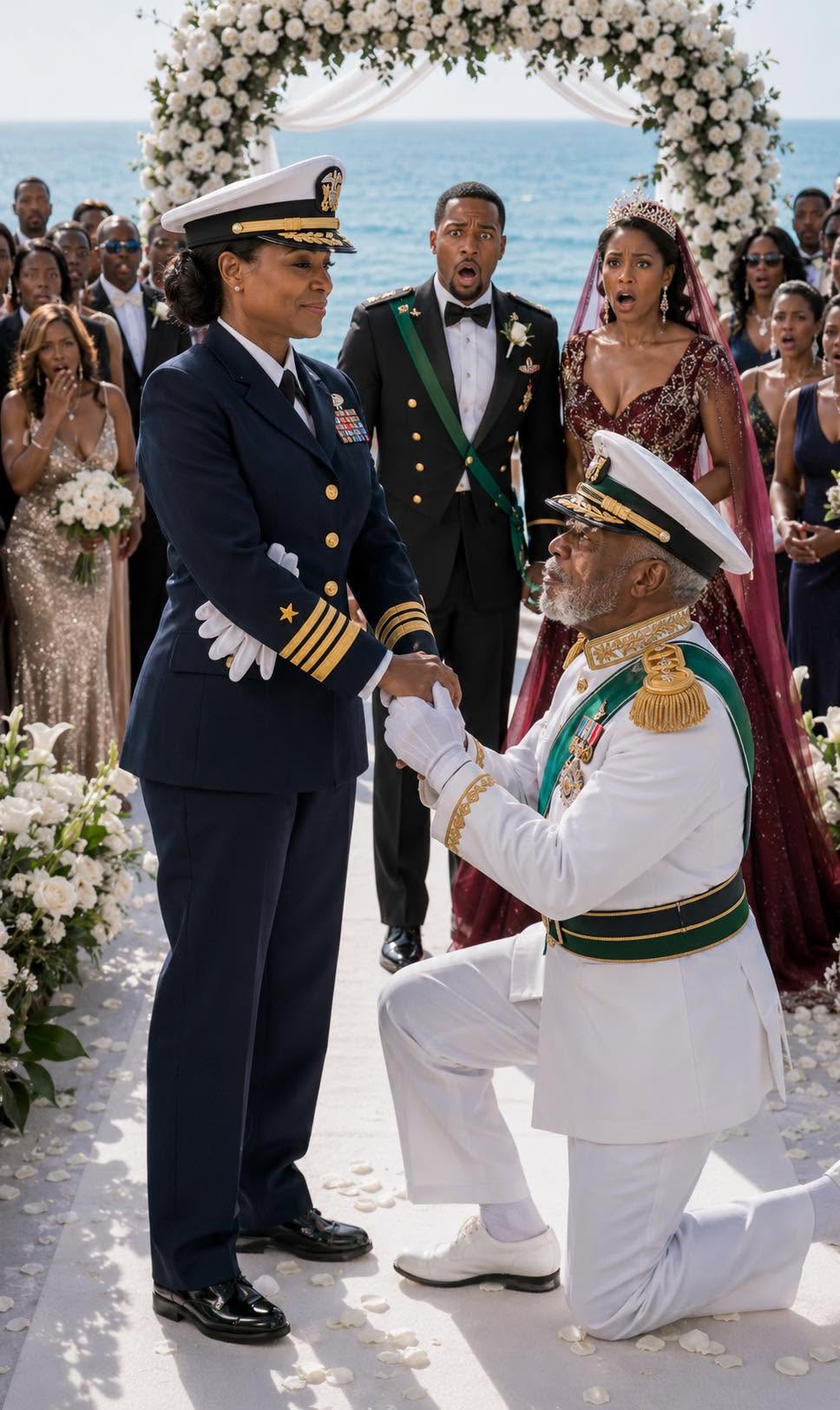 FULL STORY: My sister thought my Navy uniform would ruin her royal wedding. PA003