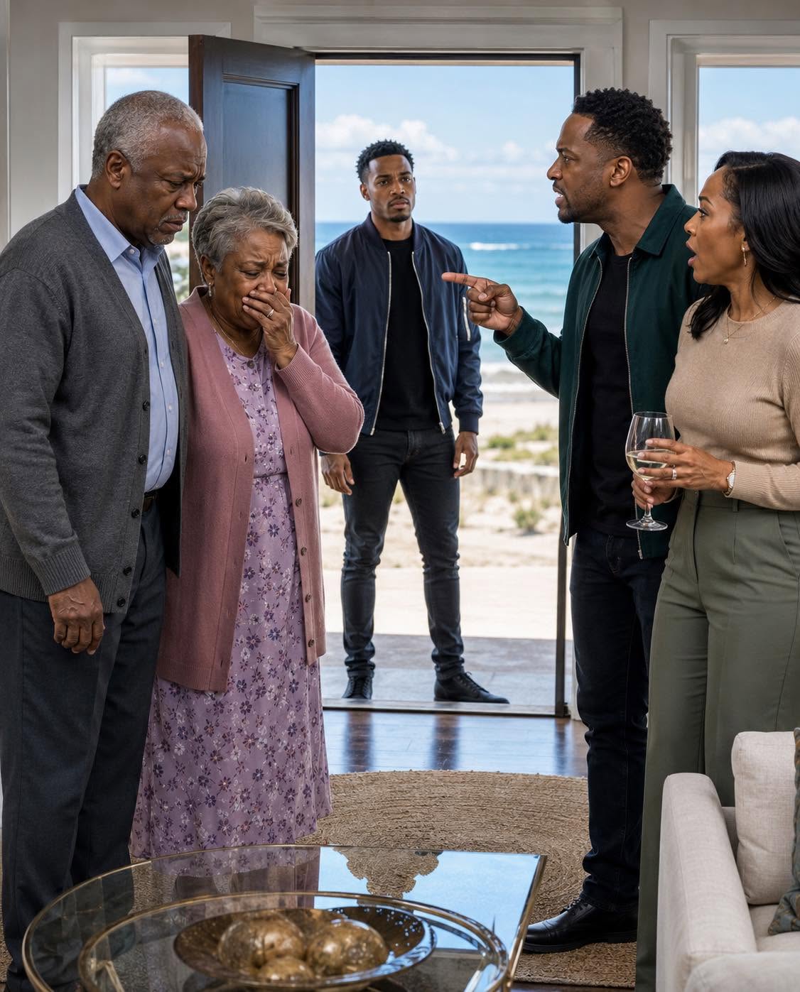 I bought my parents a $425,000 seaside mansion for their 50th anniversary, but when I arrived, my mother was crying and my father was shaking. 3