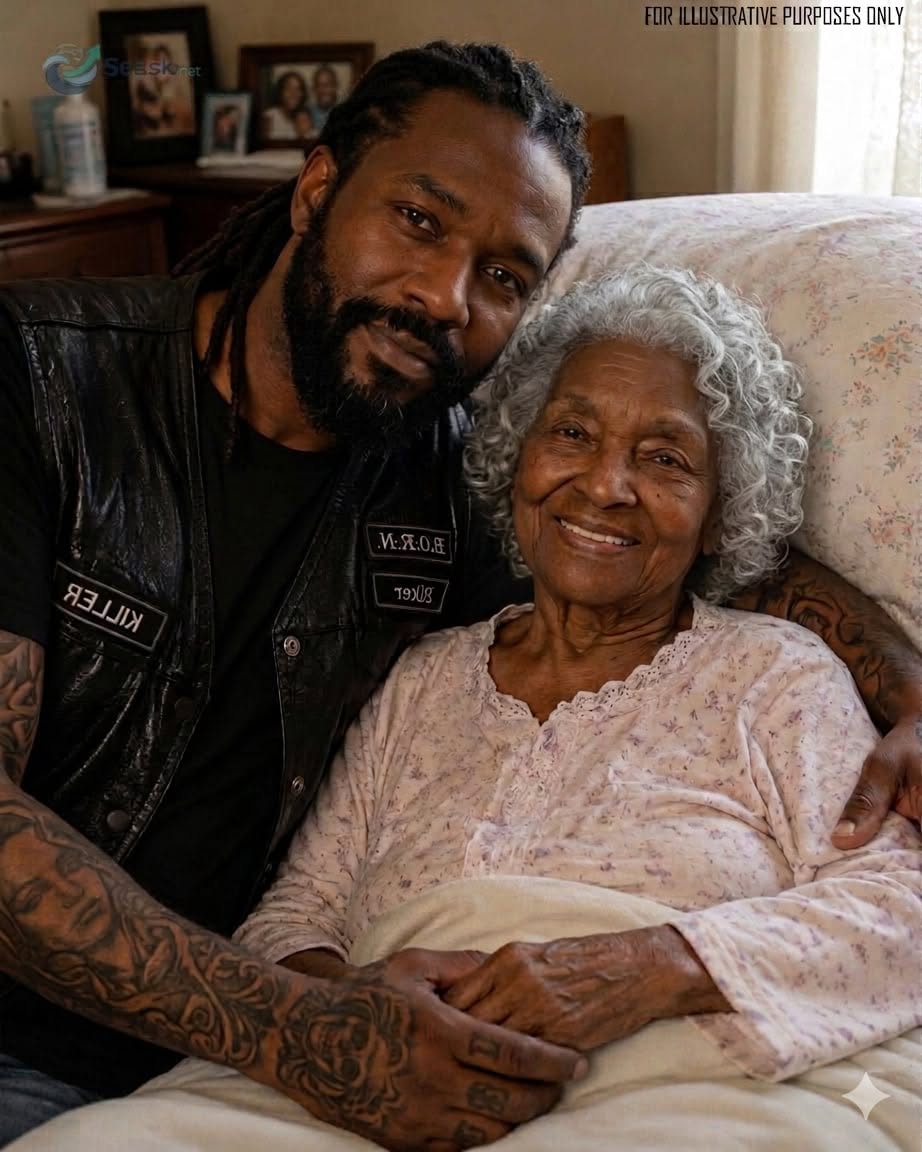 My 81-Year-Old Mother Hired a Tattoo-Covered Biker as Her Caregiver — When I Discovered the Reason, My Legs Nearly Gave Out on the Spot