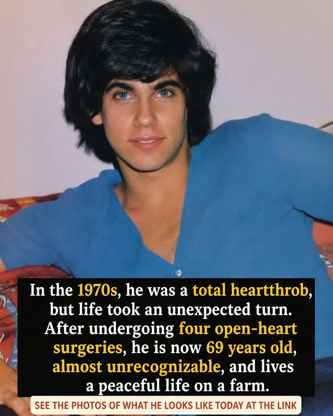 No one can believe it… The most desired gallan of the 70s, today at 69 years old, looks irrec… see more