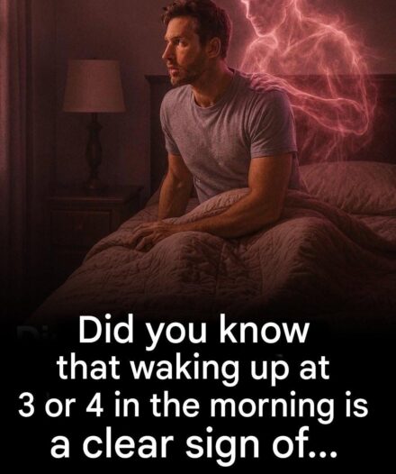 Did you know that waking up at 3 or 4 in the morning is A clear sign of..