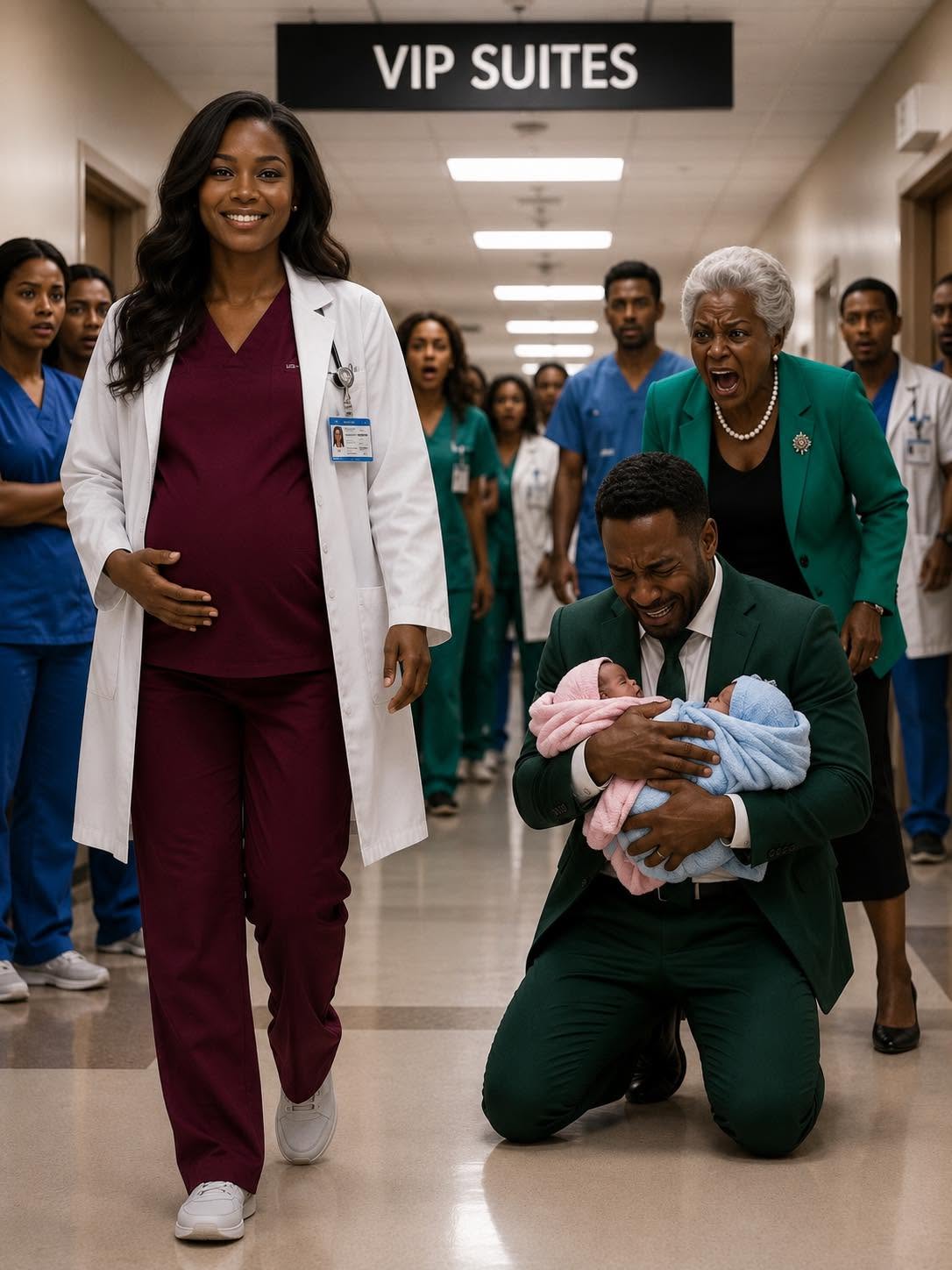 6 months after my divorce, my ex-mother-in-law still came to my hospital to hullimate me. She showing off newborn twins like trophies. “My son left his infertile wife for someone who actually matters,” she sneered, proudly admitting her son’s affair.  2