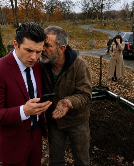 At My Father’s Graveside A Gravedigger Revealed The Coffin Was Empty And Handed Me A Key To The Truth