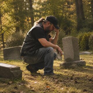 A Biker Showed Up At My Wife Grave Every Week And I Had No Idea Who He Was! 2