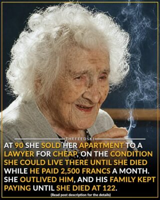 In 1965, in the French town of Arles, a 90-year-old woman named Jeanne Calment made a deal that looked like a gift to the other side.