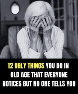 12 nasty things you do in old age that everyone notices, but no one dares to tell you