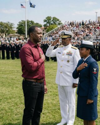 I drove eighteen hours in an old semi-truck to watch my daughter become an Army officer… but before the ceremony ended, a three-star general noticed the worn leather band on my wrist and went completely silent.